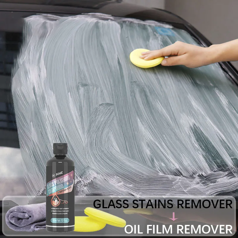 Car Glass Oil Film Cleaner Remover AIVC Shiny Car Stuff Windshield