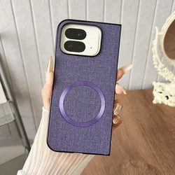 Custodia Ultra Sottile Antiscivolo in PU in Pelle Magnetica Premium con Motivo Litchi