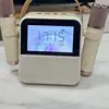 Portable lyric display speaker home karaoke microphone 5.4Bluetooth speaker with built-in 5000mAh battery voice AI20W high power 2