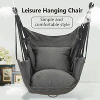 Fabric Hammock Chair Swing Rocking Chair With Storage Bag Dormitory Chair Portable Outdoor Garden Camping Anti Rollover Hammock 1