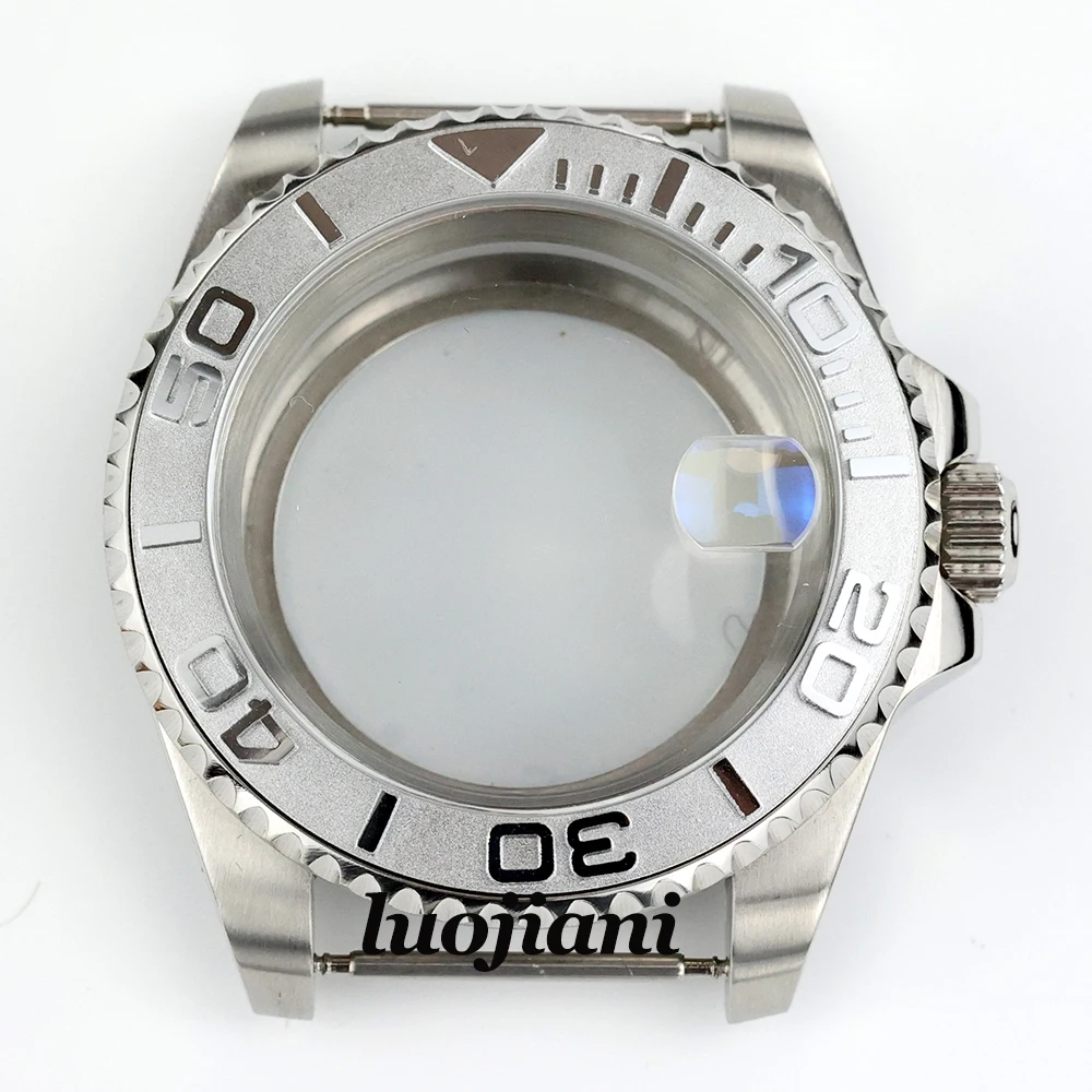 Diver 40mm Men's watch case sapphire glass 316L stainless steel Fit NH35 NH36 movement 28.5mm dial submariner gmt yacht-master