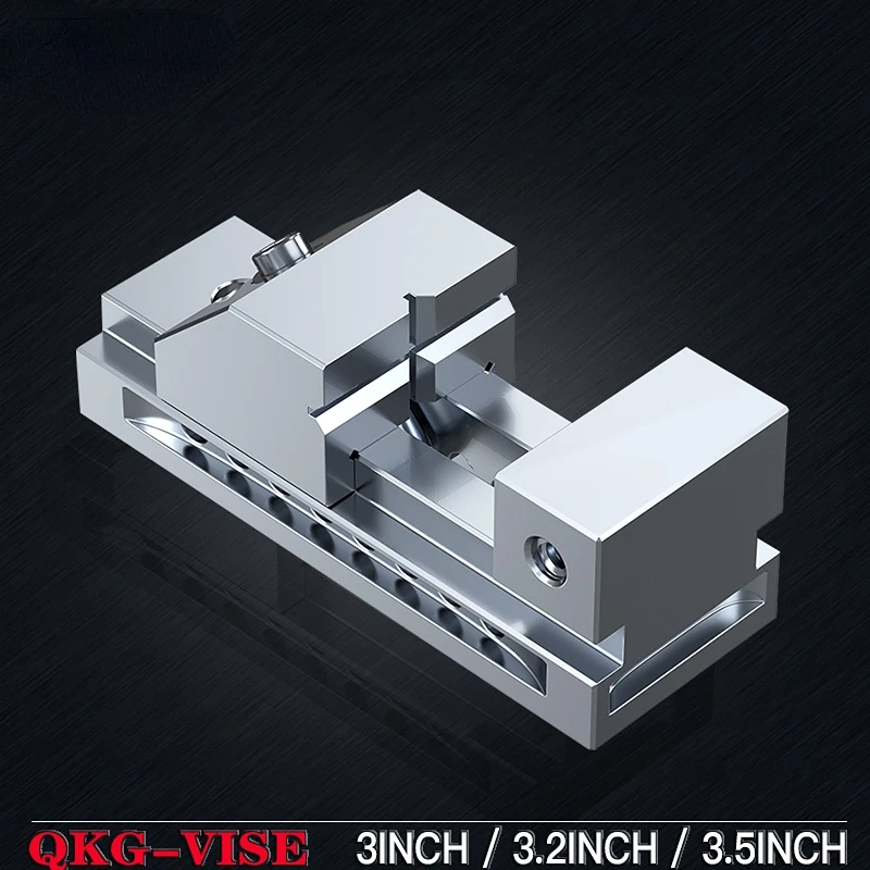 

High Precision 3'' 3.2" 3.5" Toolmaker Screwless Vise Grinding Ground Steel Precision Milling Bench Vice