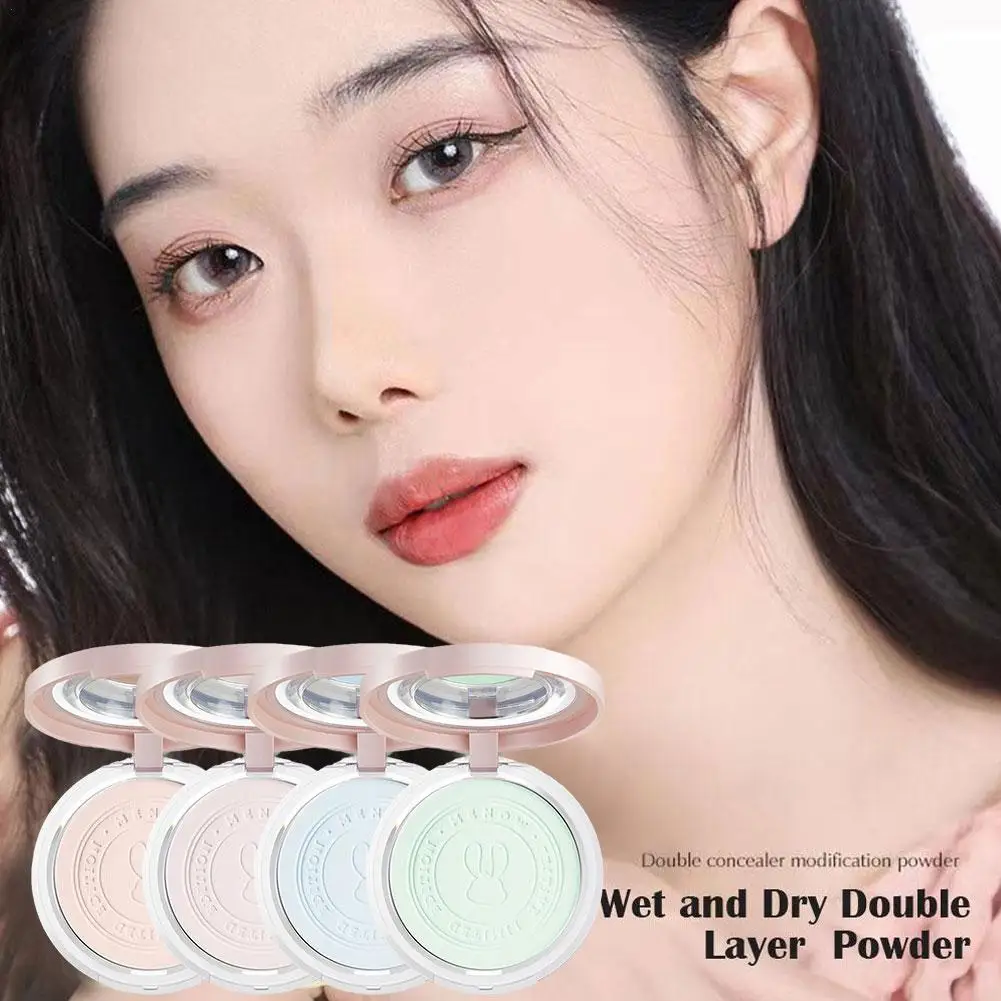 

Oil Control Compact Powder Waterproof Powder Moisturizing Lasting Brighten Concealer Nature Breathable Setting Press Powders
