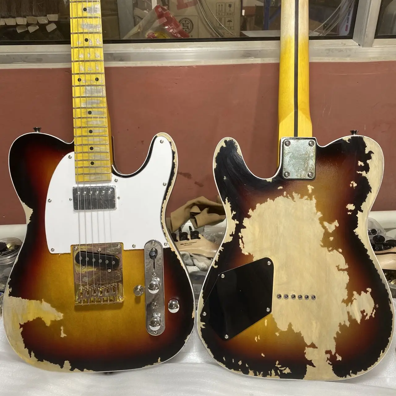 Edizione Limitata Andy Summer Tribute Tele Chitarra Elettrica Tl Guitarra Boost Tuner H Switch To S Pickup Tuner Spedizione Gratuita