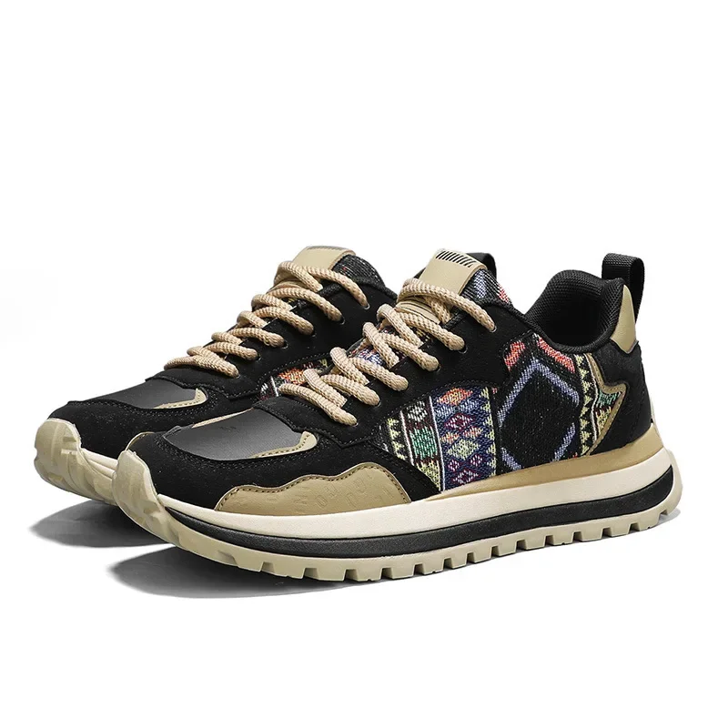 الخريف الشتاء الرجال خمسة ألوان الأحذية الرياضية ا...