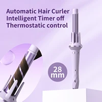 Fer à boucler automatique avec moteur à induction intelligent, anti-emmêlement, sans brûlure, chauffe rapide, outil de coiffure à domicile 4