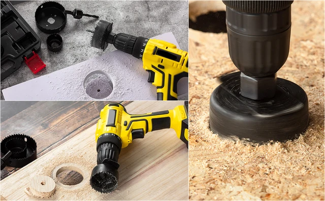 Set 5 Seghe A Tazza Per Legno E Plastica - Diametri 60-95mm, Profondità 35mm - Foto 3