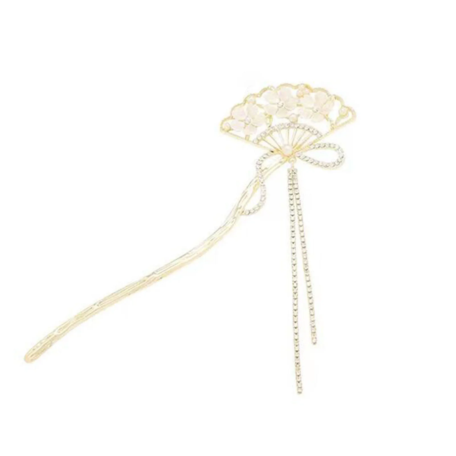 

Женская заколка с бахромой в этническом стиле, винтажный цветочный Блестящий головной убор ручной работы для китайского фотокостюма