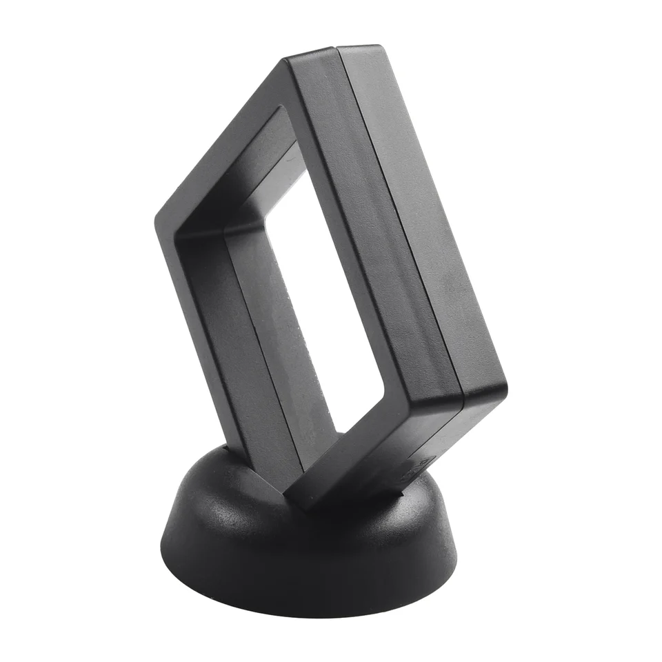 3Dフローティングフレームシャドウボックス写真フレームジュエリーディスプレイ(ホワイト、9×9cm) 60個 3Dフローティングディスプレイケース  PEフィルムジュエリー収納ボックス コイン ディスプレイフレームホルダースタンド アン GOTSUニュース 60個 3Dフローティング ...