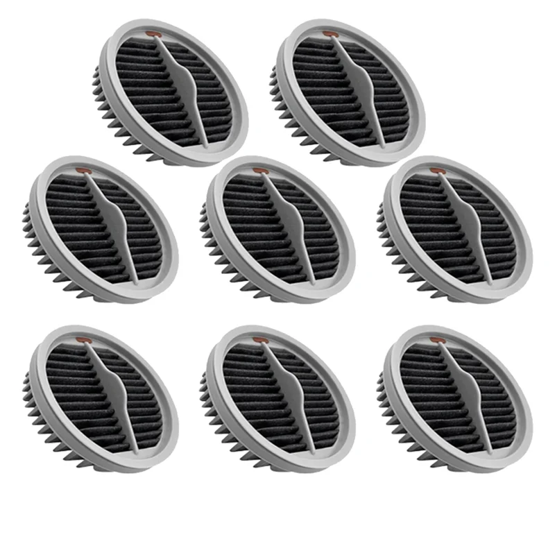 

8 PCS HEPA Filter Washable for Xiaomi Roidmi X20 / X30 / X30 / S2 / F8 Storm Pro Wireless Vacuum Cleaner