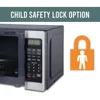 Farberware Countertop Microwave 700 Watts, 0.7 cu ft - Microwave Oven With LED Lighting and Child Lock 6