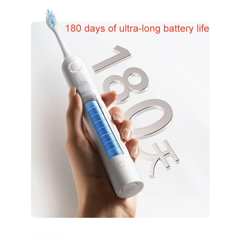 Brosse à Dents électrique Intelligente Xiaomi Mijia T700 - Technologie Sonic, étanche IPX7, Bleue, Rechargeable