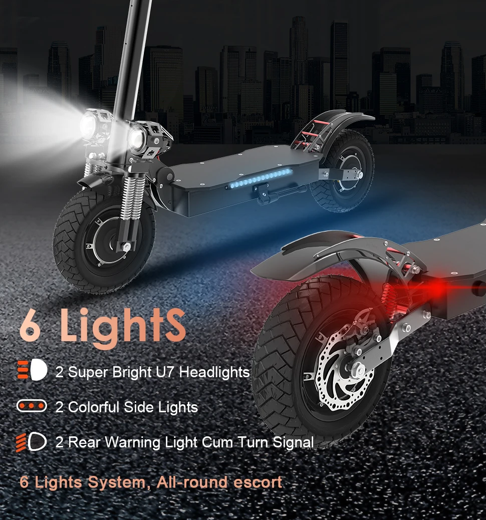 75KM/H Electric kick scooter 60V 48V 1300-3200W 10 inch Fat Tire Foldable Waterproof Electric Scooters Adults EU Warehouse 5