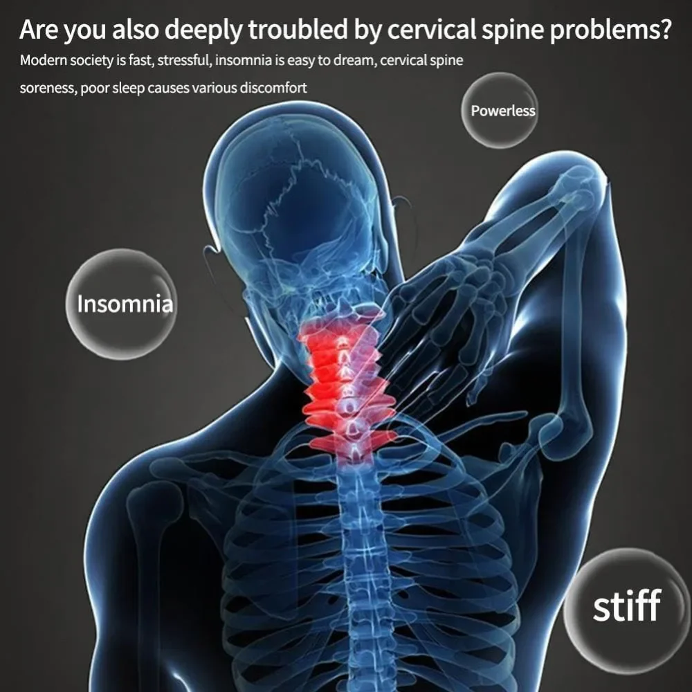 Ergonomic Memory Foam Cervical Orthopedic Pillow