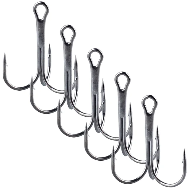 25 Db Kültéri Horgok Horgászat Fémhármas Hordozható Édesvízi Sósvíz Többcél - Image 4