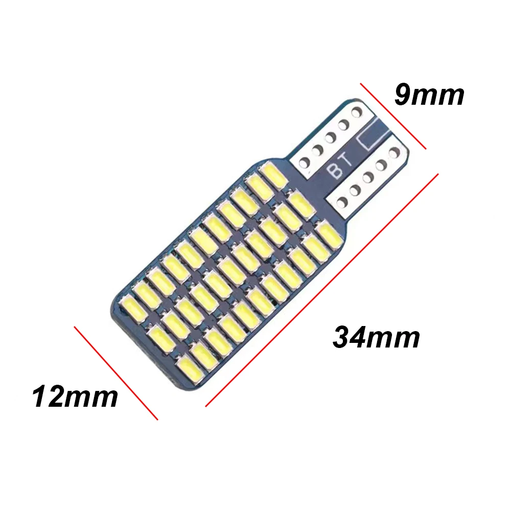 10pcs T10 192 194 168 W5W LED  3014 33SMD ڵ      4300K 5000K   ̽  12V