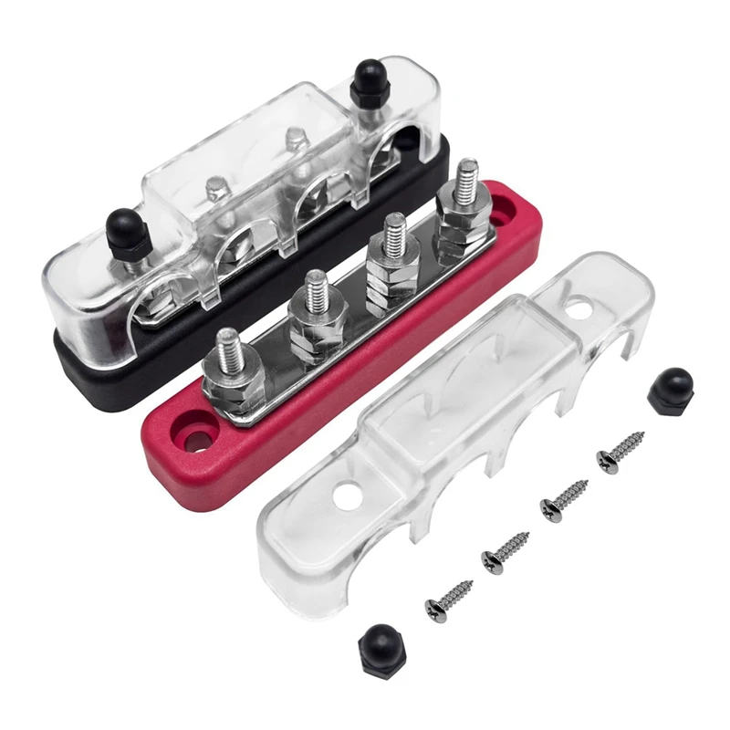 

4-ходовой блок распределения аккумуляторной клеммы 150 А Профессиональный распределительный блок питания стабильный распределительный блок шины