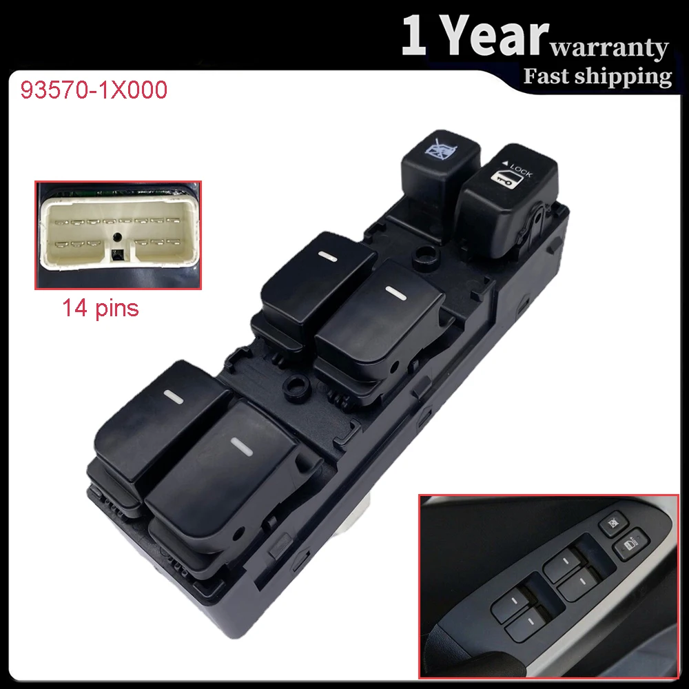 

Кнопка управления стеклом для Kia Sportage 2011 2012 2013 2014 2015 2016 935701X000 935701X000