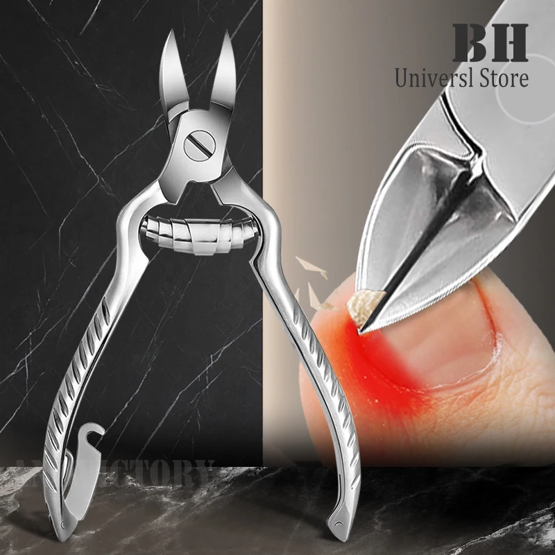 1Pcs Thick Toenail Trimmer Clipper Stainless Steel Professional Paronychia Ingrown Nail Cutter Manicure Foot Care Pedicure Tool