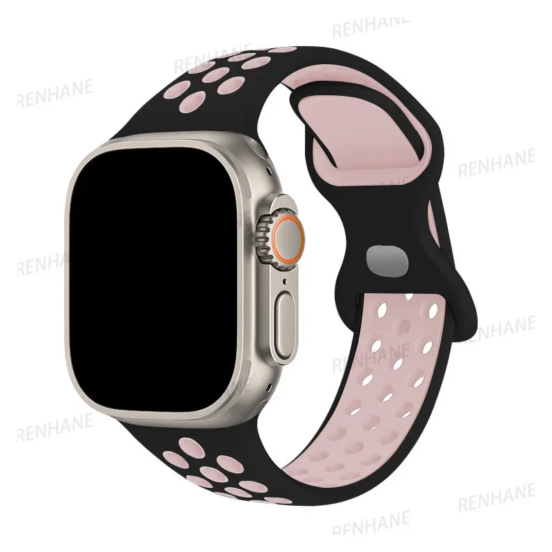 Breathable Silicone Watch Strap Bracelet - Universal Fit