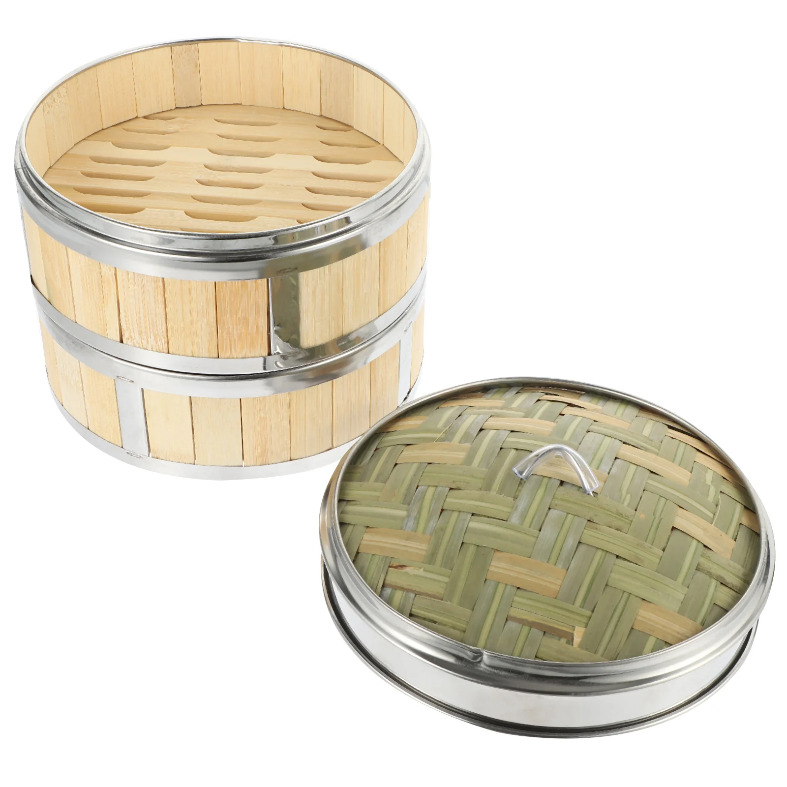 

Bamboo Steamer Basket Chinese Dim Sum Dumpling Baskets Buns Cage Fish Rice Snack Basket Kitchen Cooking Tools Cypress Wooden