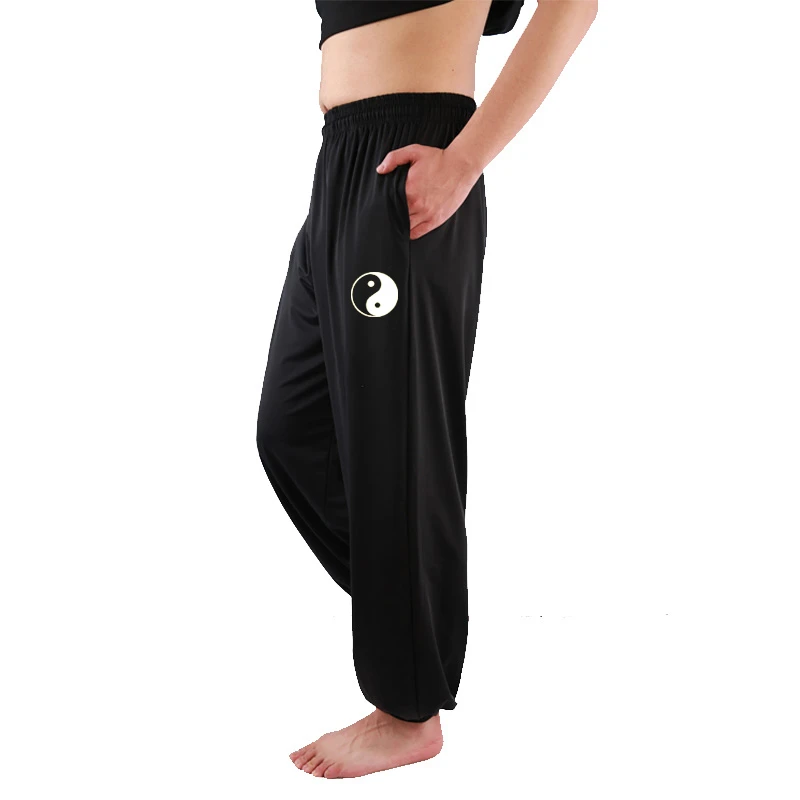 Kung Fu Pants Wear-resistant Wing Chun Tai Chi Clothing Martial Arts Training Pants Men Loose Wushu Yoga