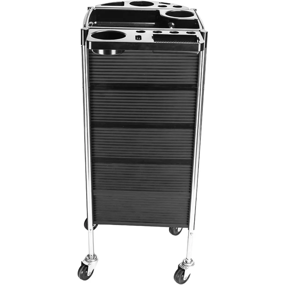 Description Picture 6 of itemSalon Trolley Cart with Wheels, 5 Drawers, Hair Cart Rolling Storage Organizer Barber Station, Salon Cart for Hair Stylist