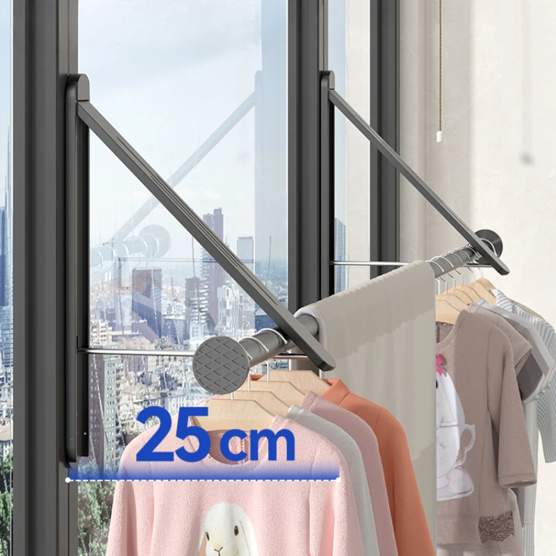 Invisible-Folding-Retractable-Clothes-Drying-Rack-Indoor-Household-Wall ...