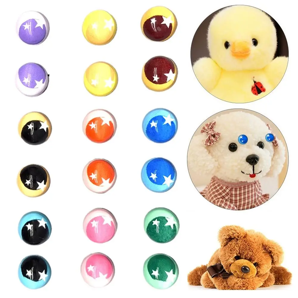 

10 шт./5 пар, пластиковые глаза 4 мм