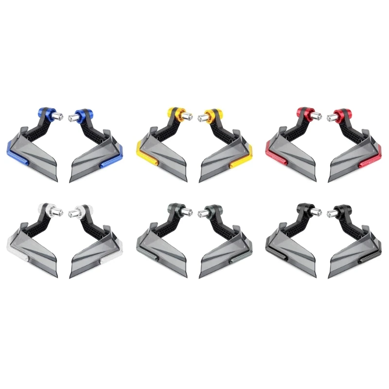 

1 пара ветрозащитных дефлекторов в форме рога. Стильные защитные приспособления для рук. Защитят ваши руки от ветра и мусора.