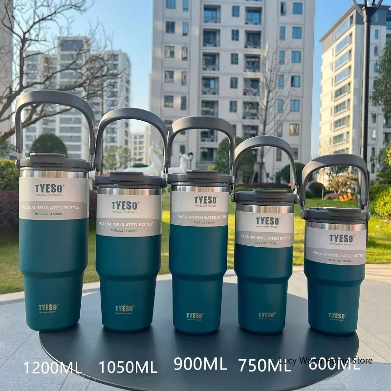 thumbnail image 1 of Termo para taza de café, botella de acero inoxidable con aislamiento de doble capa, taza de viaje para frío y calor, termo para coche, 1 of 6