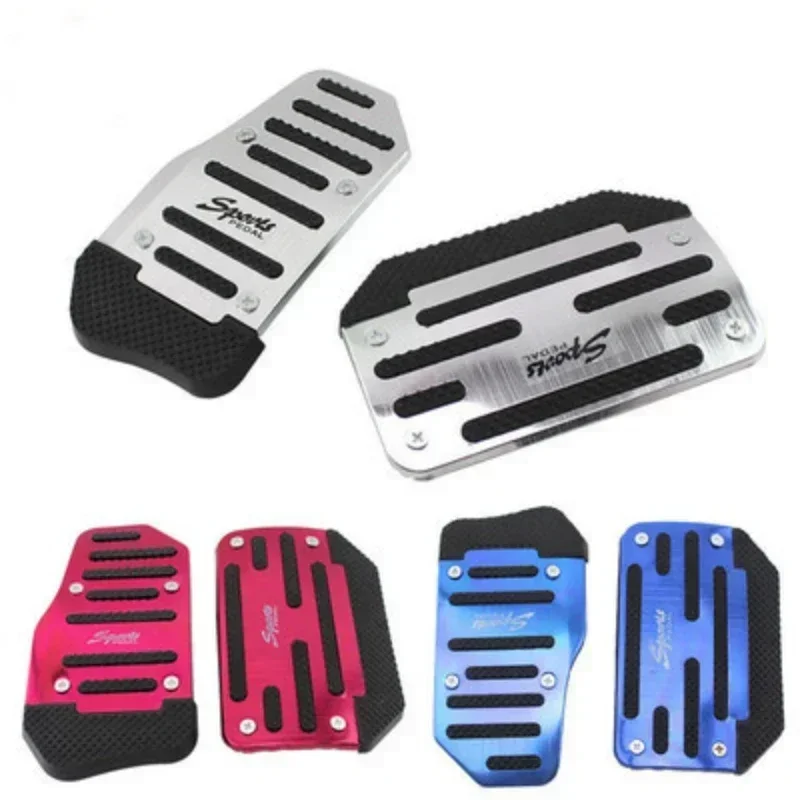 Automotive Accelerator Pedal Aluminum Alloy Anti Slip Automotive Pedal Or Brake Manual Accelerator 1 Set of 3pcs