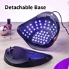 280W 66 LEDs UV LED Nail Lamp for Professional Nails Gel Polish Fast Curing Electroplated Drying Light Lamps 4 Timer Setting 5