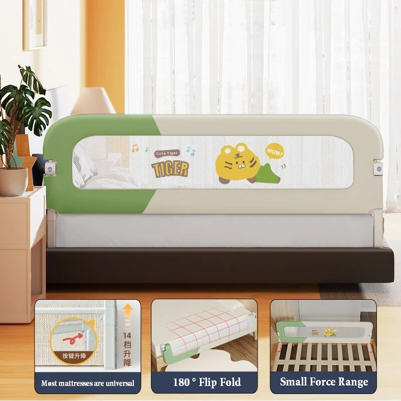 Baby Bed Rail Guardrail Safety Railings for Babies Crib Protective Barrier Sleeping Prevent Falling Toddler Bed Side Protective