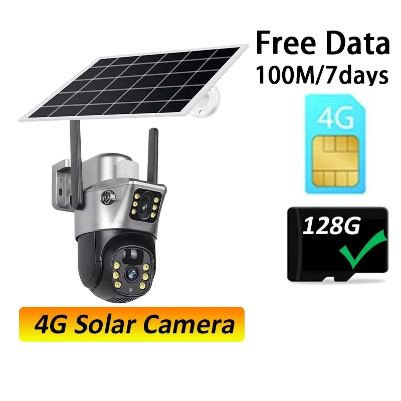 4G Solar Camera 128G