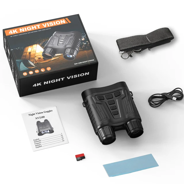 Dsoon Night Vision Binoculars NV2180 Infrared Goggles Digital Hunting