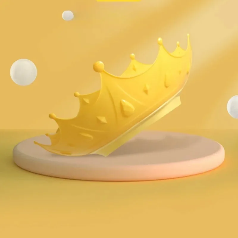 Close-up showing waterproof silicone texture of shampoo hat