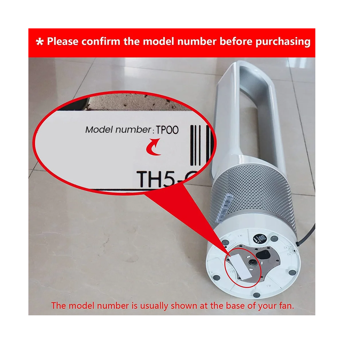 Telecomando Sostitutivo Per Riscaldatore E Ventola Del Purificatore D'Aria Dyson Pure Hot + Cool Am09