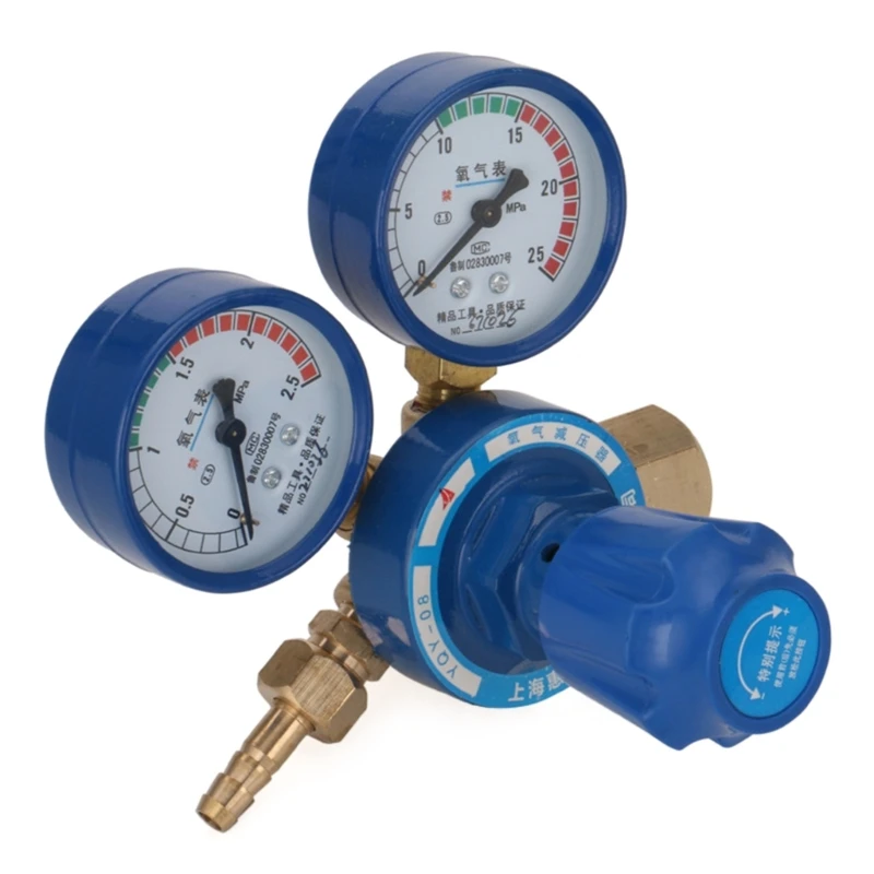 

Upgraded Oxygen Pressure Reducer for High & Low Pressure Oxygen Regulator Meter G5/8 Thread Easy Installation Durable-