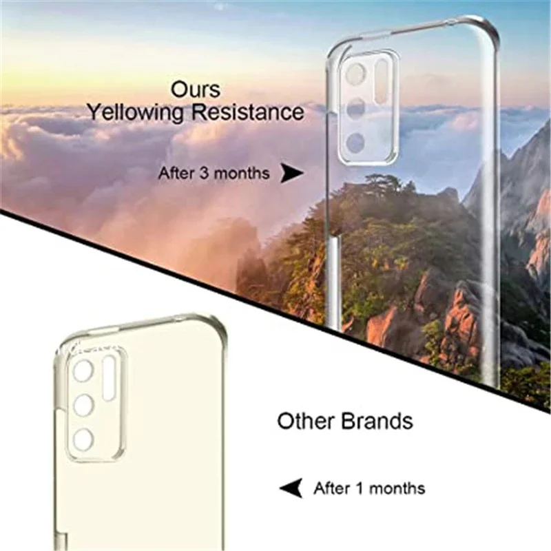 Enhanced Shockproof 360° Full Body Clear Phone Case with Silicone Back and Hard Front