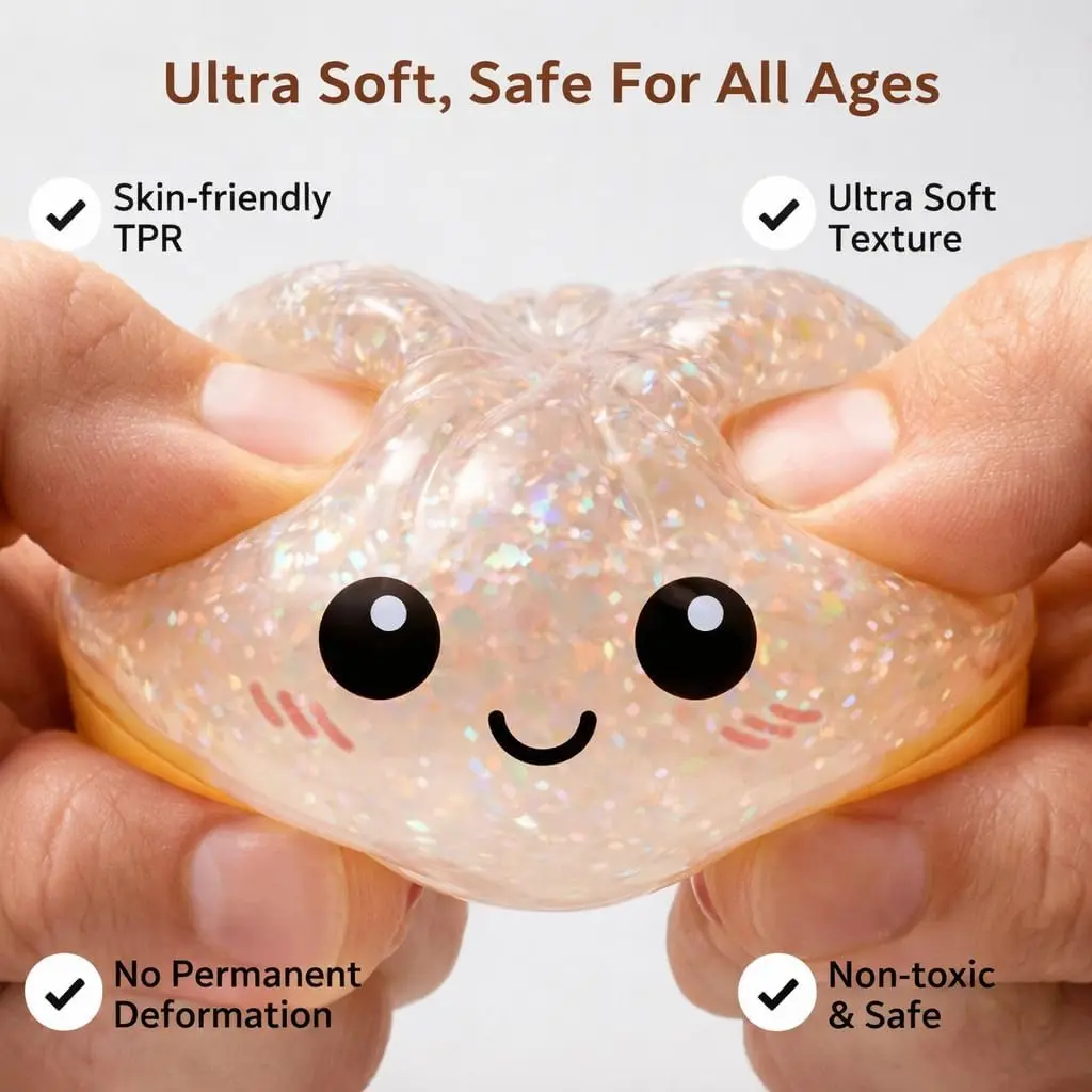 Jucărie antistres squishy chiflă colorată