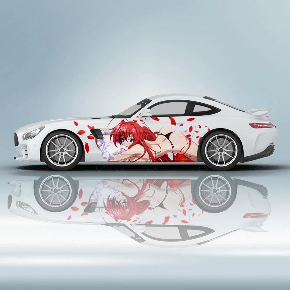 Gothic Rias Gremory Car Side Graphic Sticker Anime Vinyl Pattern Sexy