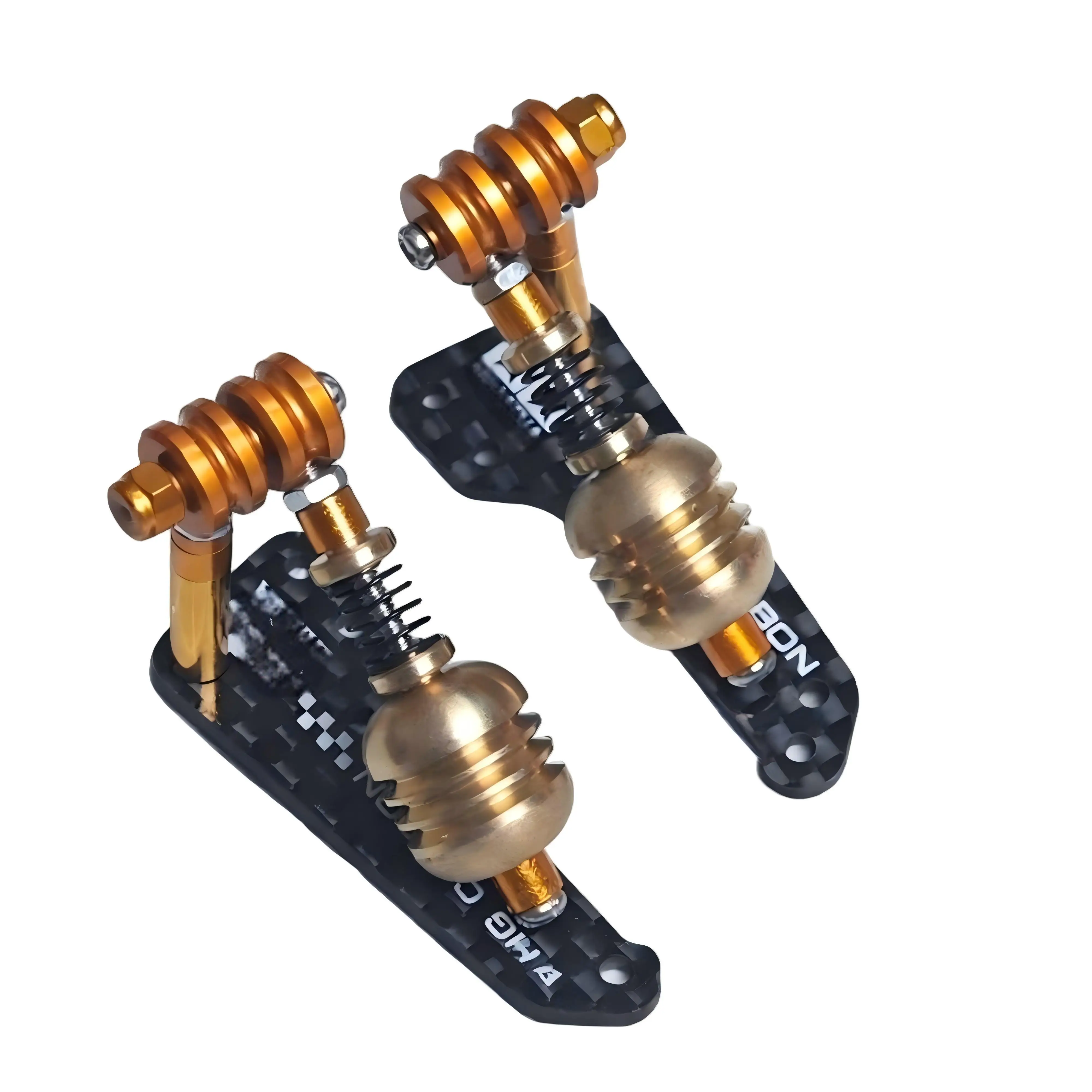 Kit 2 Ammortizzatori In Alluminio Per Camion RC 1/14 – Aggiornamento Sospensioni Per Prestazioni Off-Road (Argento)