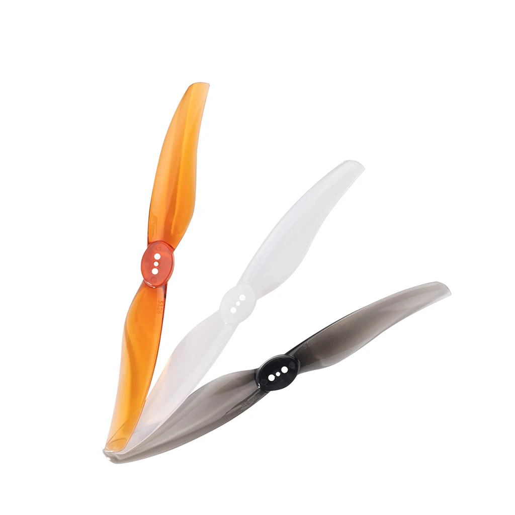 Gemfan 5126-2 Hélices 5 pouces CW CCW 2 paires pour FPV Drone Course