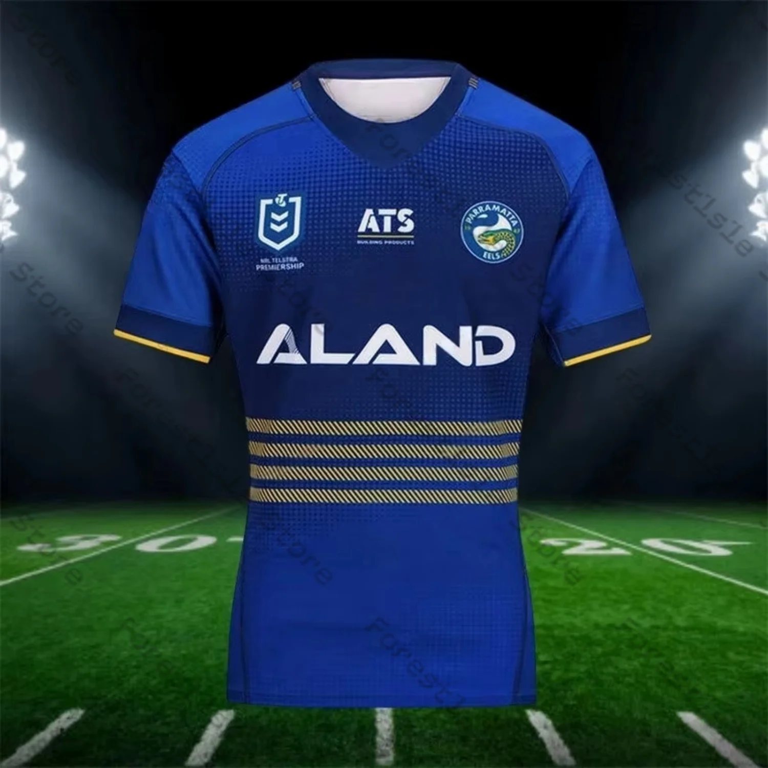 Summer Australian NRL Parramatta Eels Mens Away Jersey Training T-Shirt Fashion Jersey Sportswear Street Clothing men t shirts football jersey