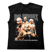 T-shirt Hip Hop Streetwear pour hommes, coton glacé lavé, saut de boxe, portrait graphique précieux, Y-270Gym Tee Top, vêtements pour hommes 5