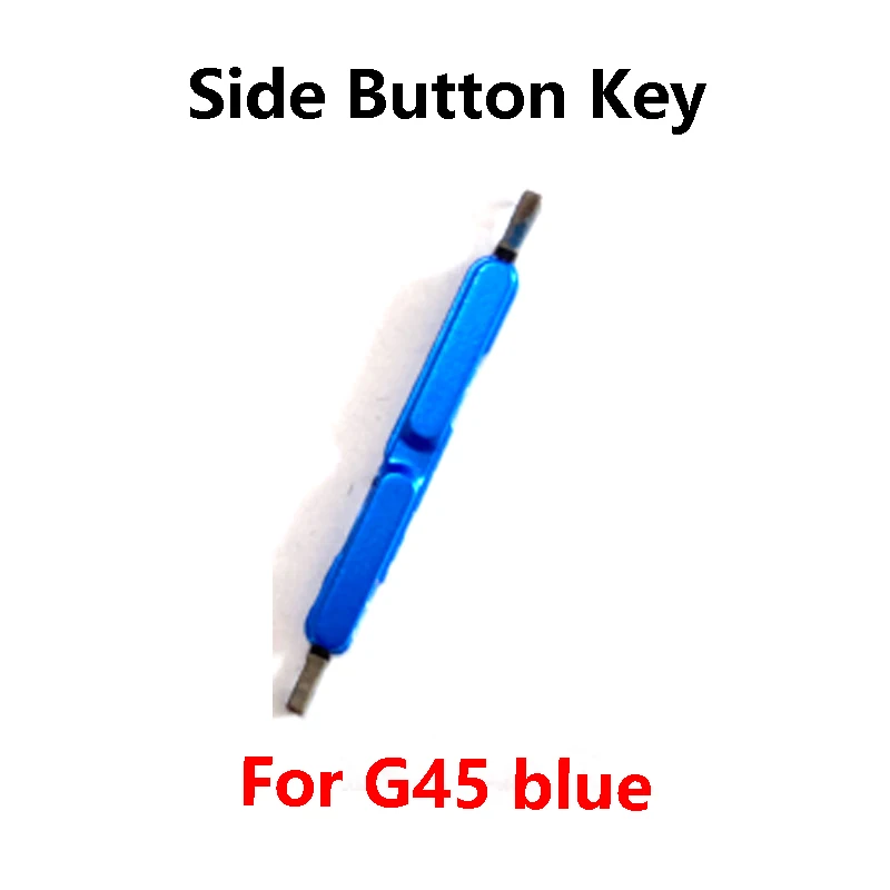 모토로라 모토 G45용 10개 사이드 볼륨 버튼 전원 켜기/끄기 버튼 키