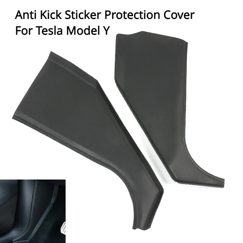 

Anti Kick Sticker Protection Cover for Tesla Model Y HW4.0 2024 Front Door Rest Pedal Side Guard Protector Decor Pad Accessories