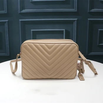 2023 NEW Classic Handbag For Women Luxury Real Leather Camera Bag Purse High Quality Ladies Shoulder Bags Cross-body Message Bag