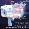69Holes Rocket Bubble Gun ，Automatic Bubbles Machine Gun Launcher Shape Blower Soap Toys For Kid Bubble Machine Party Supplies 6